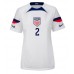 Tanie Strój piłkarski Stany Zjednoczone Sergino Dest #2 Koszulka Podstawowej dla damskie MŚ 2022 Krótkie Rękawy